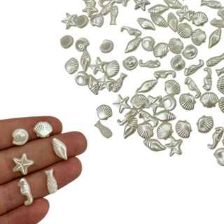 Miçanga Passante Fundo Do Mar 10mm - 100 Peças em Oferta na Shopee