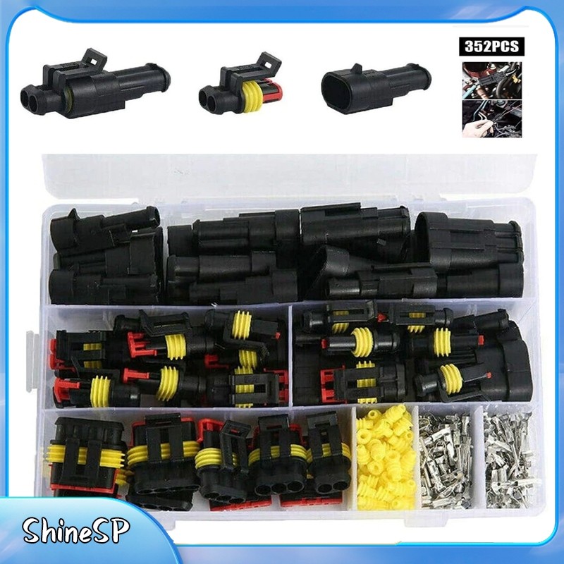 Conjunto Conector Elétrico Do Carro 352pc Plugue Do Terminal
