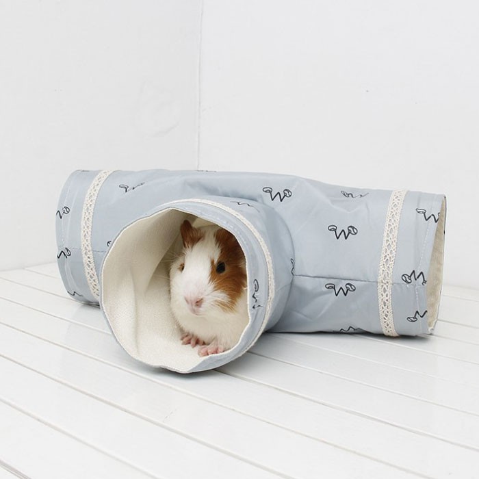 Pequeno volume animal túnel perfuração brinquedo, túnel eriginho dragão gato hamster esquilo hamster aplicável