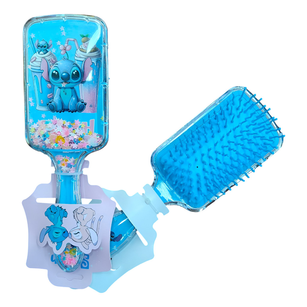 Escova De cabelo Infantil Lilo Stitch Pente de desembarasar pente de menina moda infantil em Oferta na Shopee