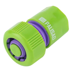 ENGATE RAPIDO PARA MANGUEIRA 3/4POL., COM BLOQUEADOR DE PASSAGEM, EM PLASTICO, 1PC // PALISAD