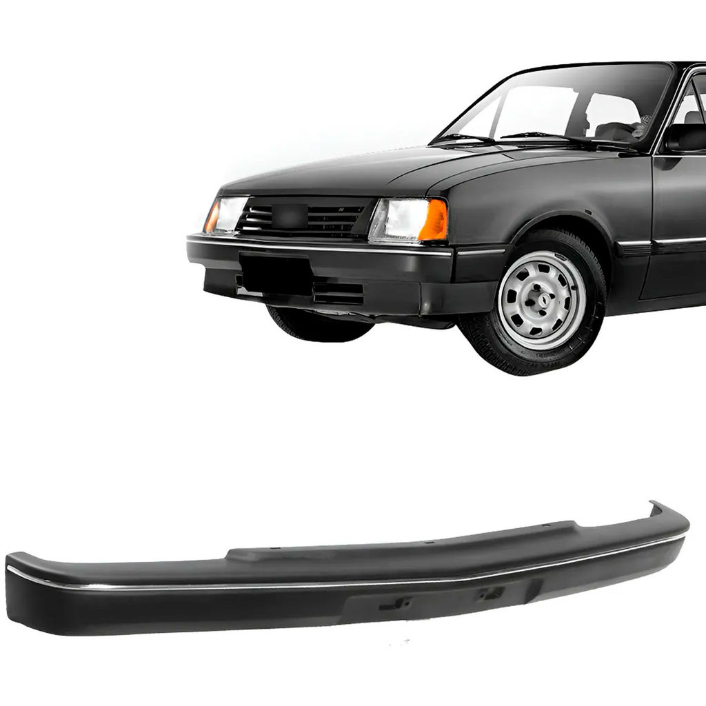 Parachoque Dianteiro Chevette 87 88 89 90 91 92 93 94 Com Alma Aço Preto em Oferta na Shopee