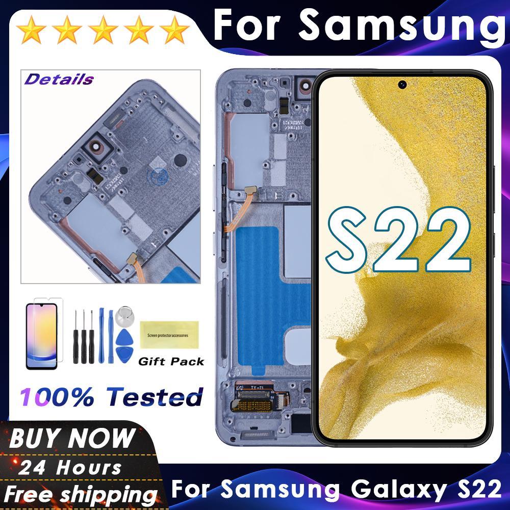 100 % Testado 6.1'Para Samsung Galaxy S22 5G LCD S901W S901B S901U S901E S901N D