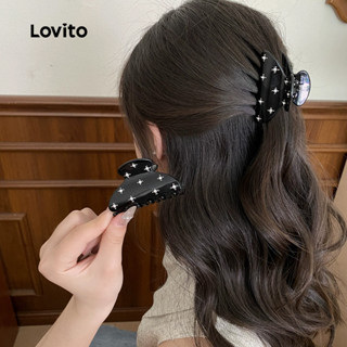 Lovito Clips de Cabelo de Alta Classe casual LFA90X128 em Oferta na Shopee
