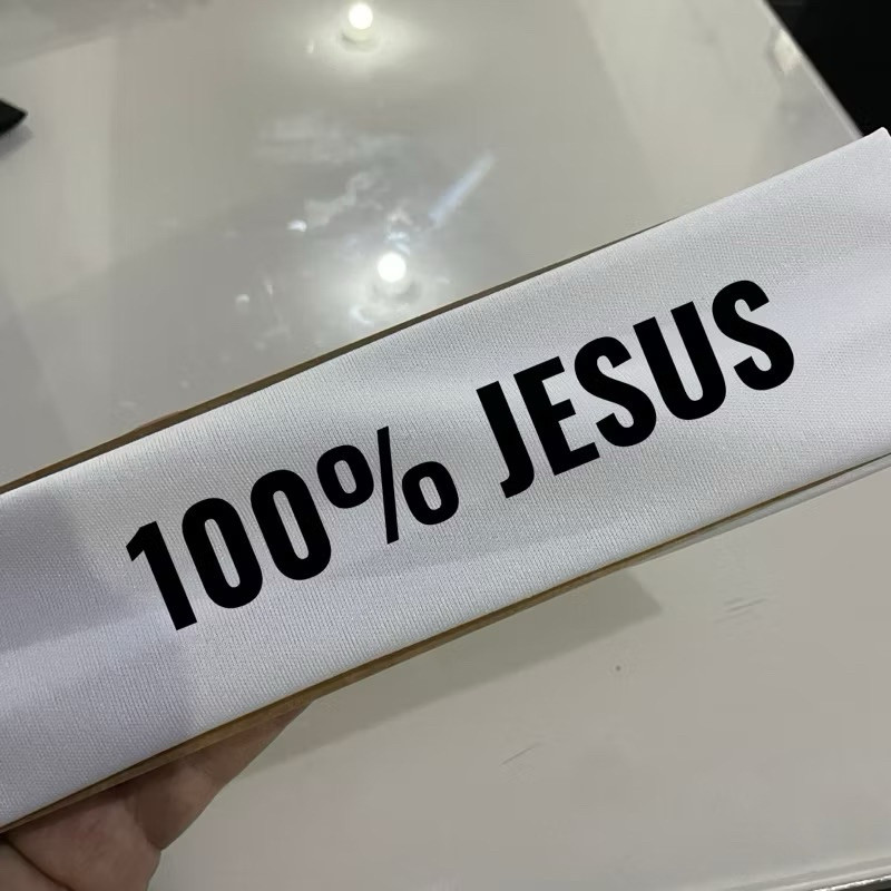 FAIXA 100% JESUS/ A MAIS VENDIDA/ VOLTA DO NEYMAR/ IDEAL PARA PRESENTE - Jesus