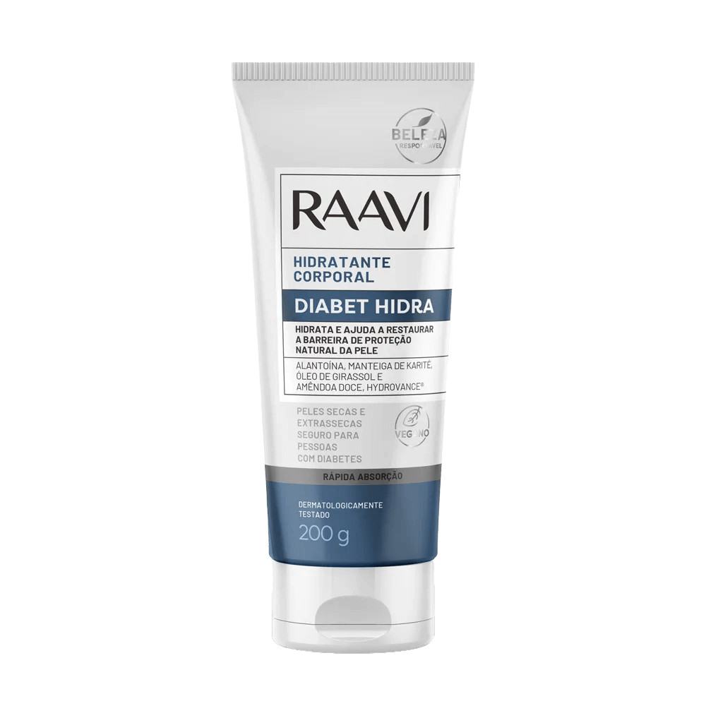Hidratante Corporal Raavi Diabet Hidra 200g