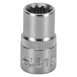 SOQUETE ESTRIADO 1/2POL CRV CLIPS PLASTICO 13MM 1PC // STELS