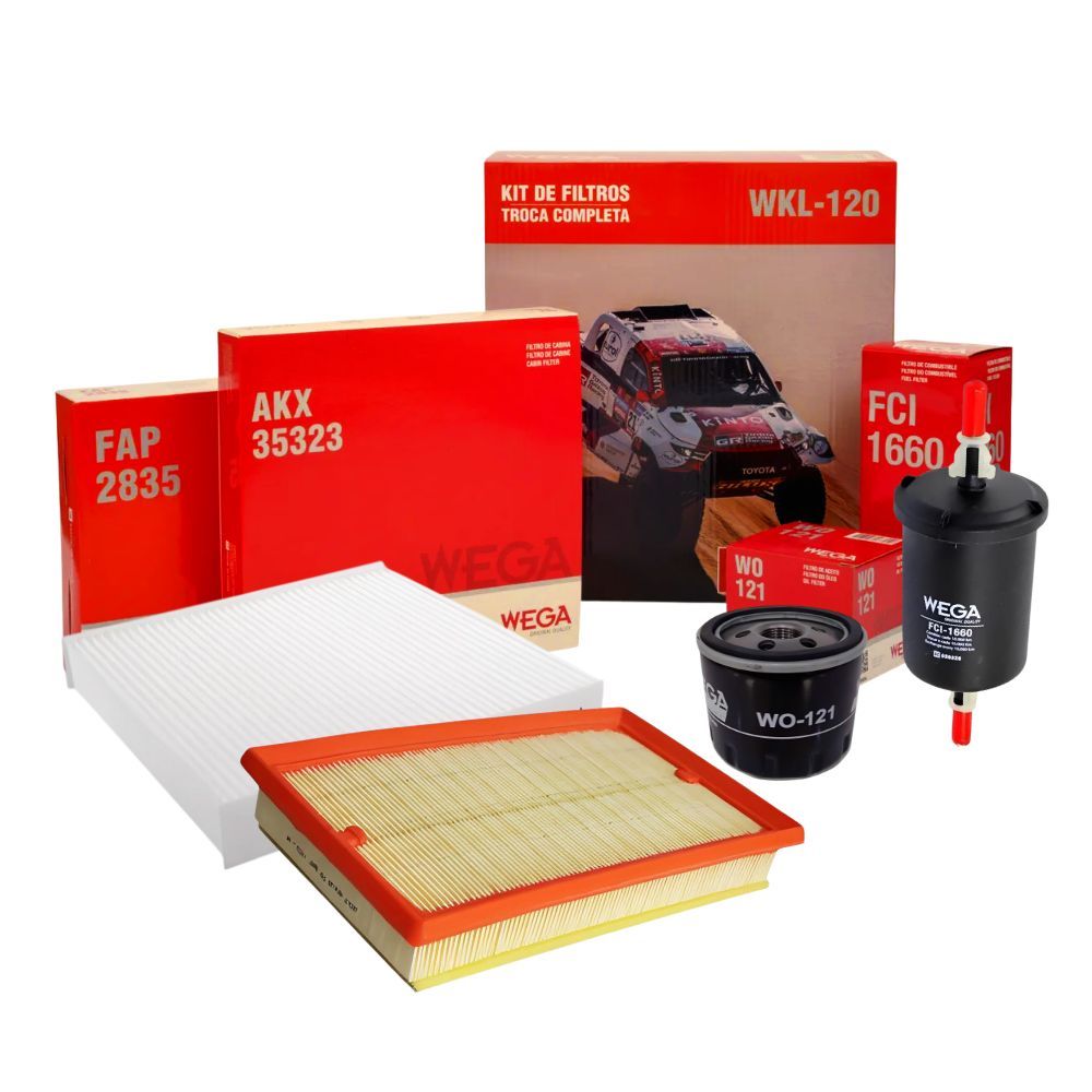 Kit Revisão Filtros Fastback Pulse Strada 1.0 3c 2022/ Wega