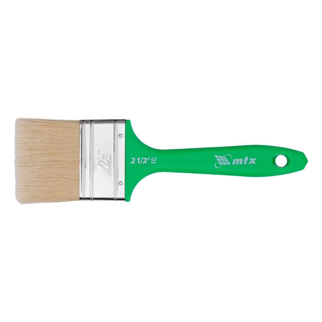 TRINCHA/PINCEL 2 1/2, PARA PINTURA MULTIUSO, CERDAS SINTETICAS, CABO DE PLASTICO, 1PC // MTX