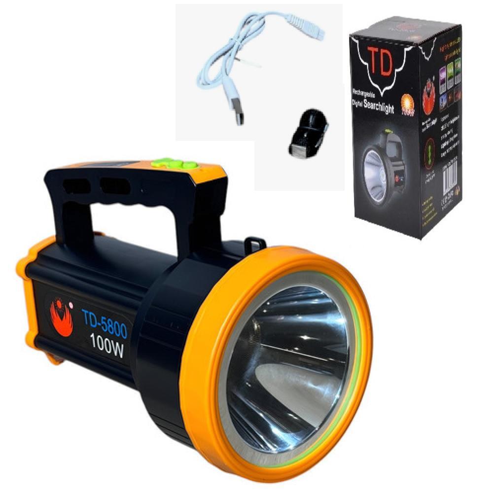 Lanterna holofote alcance 2km 100w 2000 metros farolete led