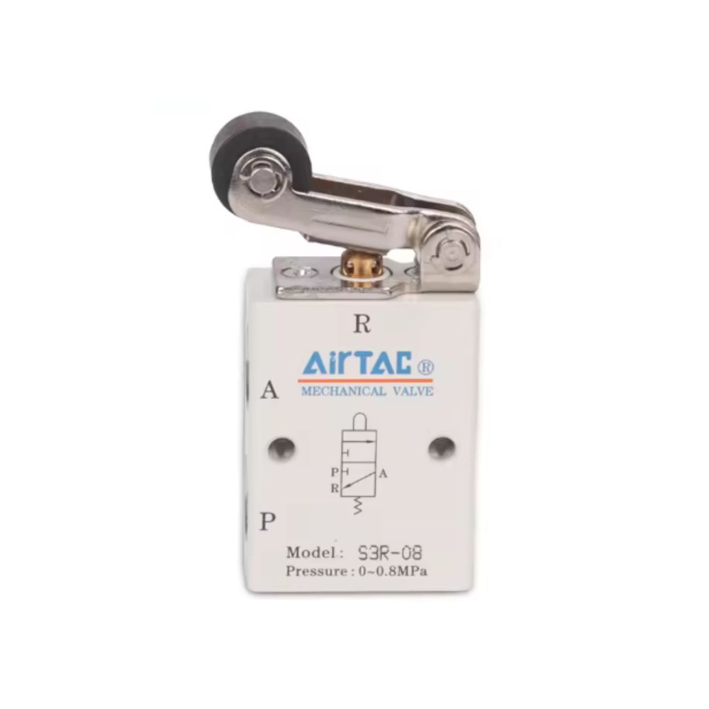 Válvula Controle Airtac 3/2 Rolete Rosca M5