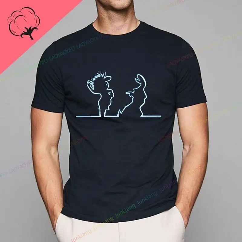 Camiseta Masculina Monica  Cebolinha Estampada Lançamento Camiseta 100% Algodão Camisa Oversized Plus - Camisarte