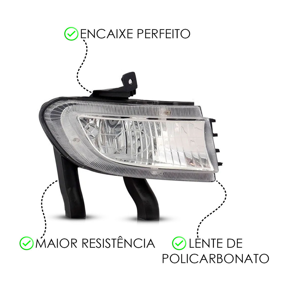 Kit Farol De Milha Neblina Auxiliar  Corsa Classic 2011 2012 2013 2014 2015 2016