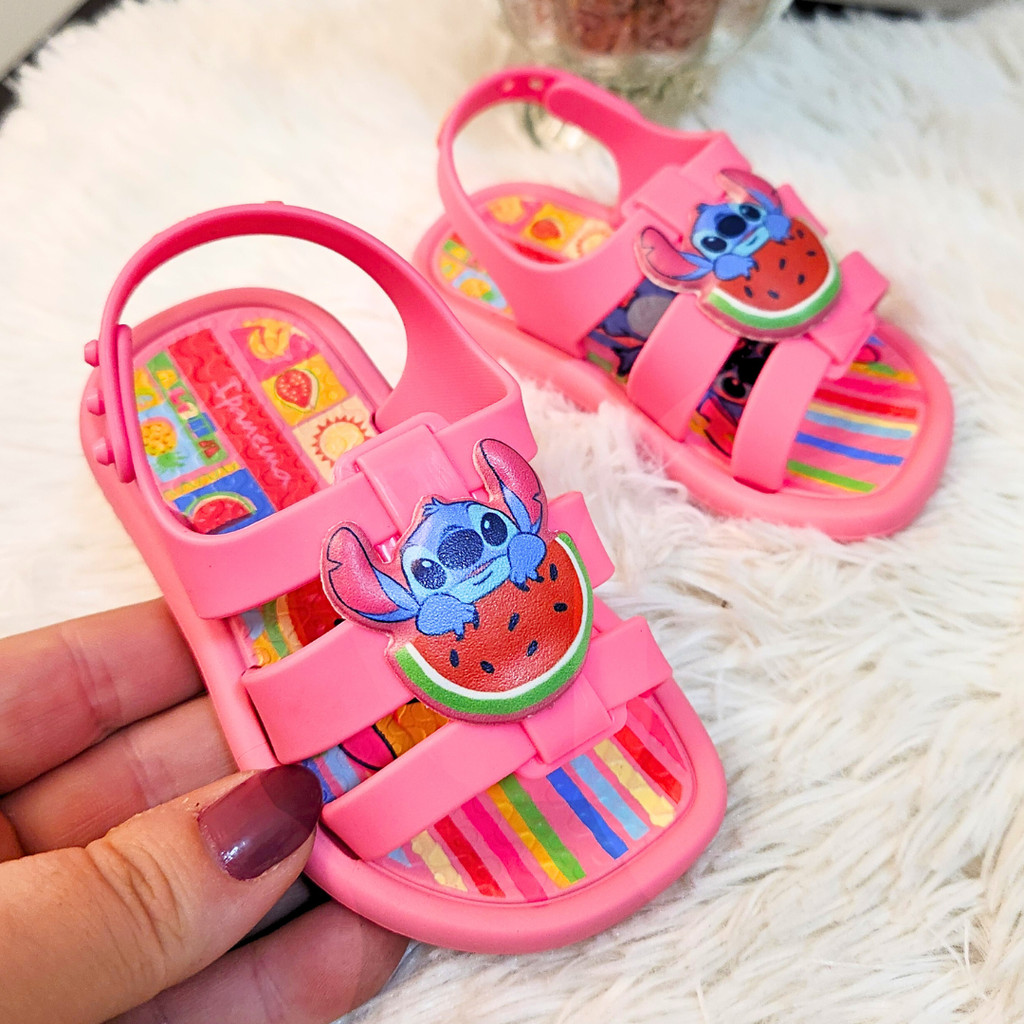 Sandália Infantil Ipanema Stitch Rosa em Oferta na Shopee