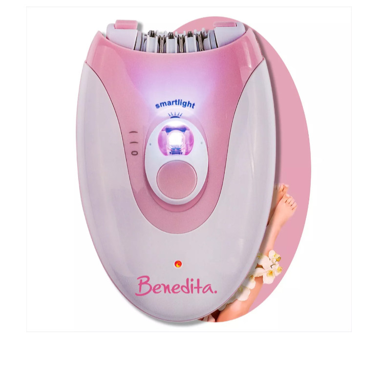 BENEDITA Depilador de cabelo elétrico recarregável portátil indolor feminino, aparador de pêlos de parte privada