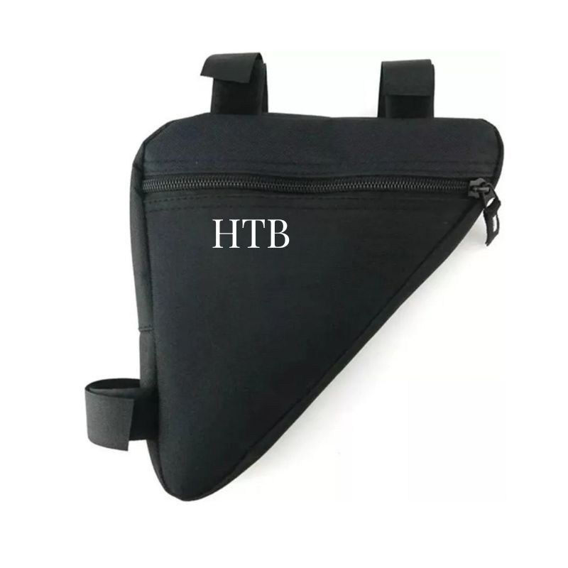Bolsa Triangular Para Bike Para Quadro Bag Case Ciclismo Mtb Cor Preto