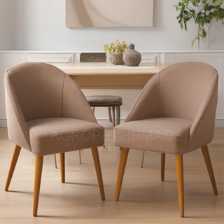 kit 2 Cadeira de Jantar Lua Decorativa Poltrona Lua Sala de Estar Salão Quarto Estética Recepção em Oferta na Shopee