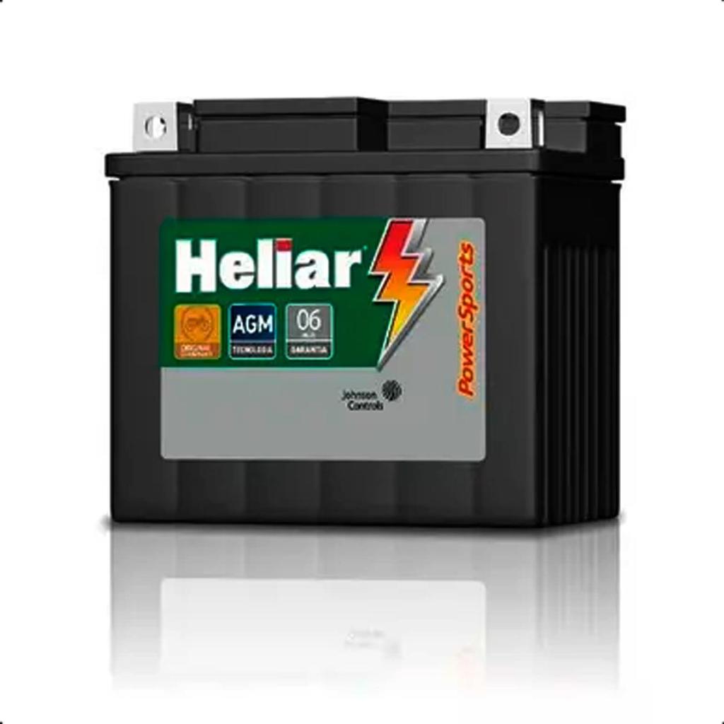 Bateria Moto Heliar HTZ6 12V 5Ah Selada em Oferta na Shopee
