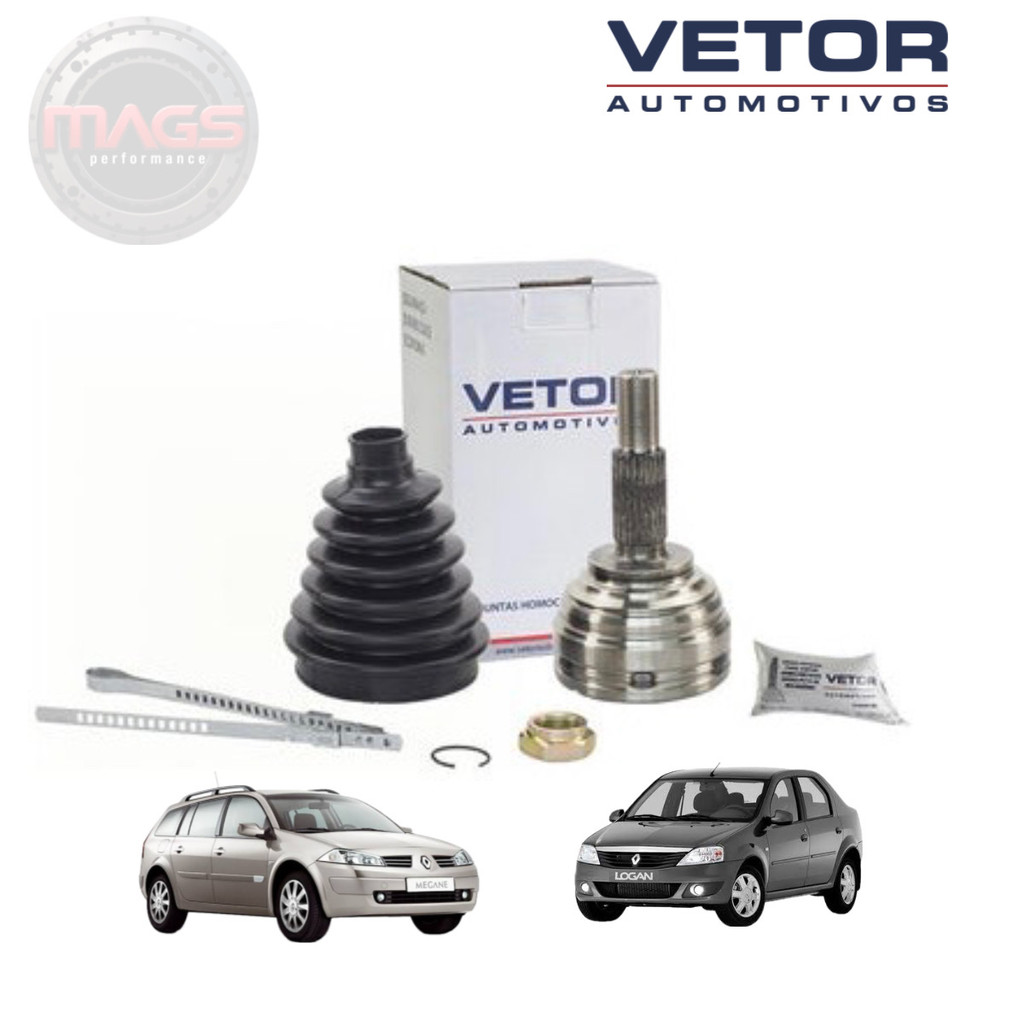 Junta Homocinética Megane Sandero Logan 1.6 AUTOMÁTICO Vetor Automotivos