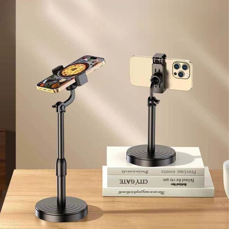 Suporte Tripé Para Mesa Com  Mini Pedestal Ajustável 360° Ideal Para Gravação de Videos em Oferta na Shopee