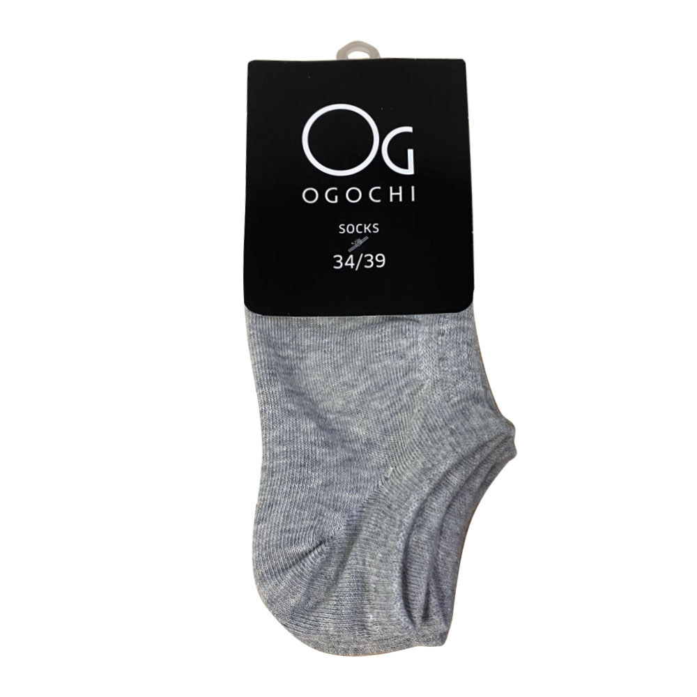 Kit 3 Meias Ogochi Sapatilha Socks 34/39