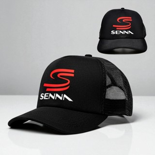 Boné Ayrton Senna De Telinha Estilo Trucker formula 1 Pronta Entrega em Oferta na Shopee