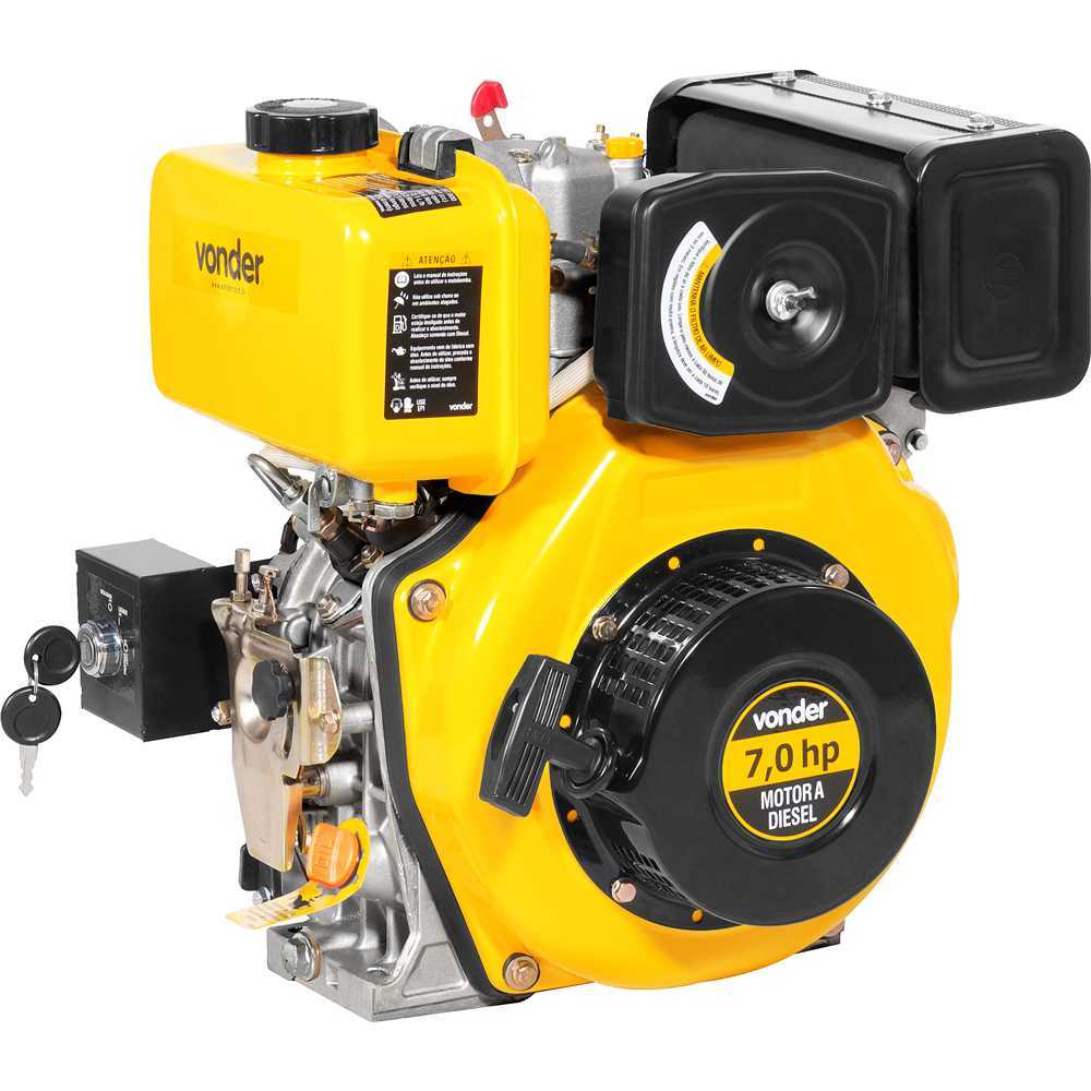 Motor Diesel com Partida Manual