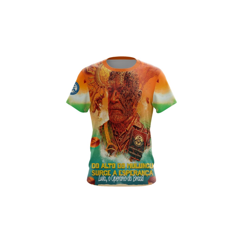 Camiseta Camisa Acadêmicos de Niterói Carnaval 2026 Enredo Lula o Operário do Brasil