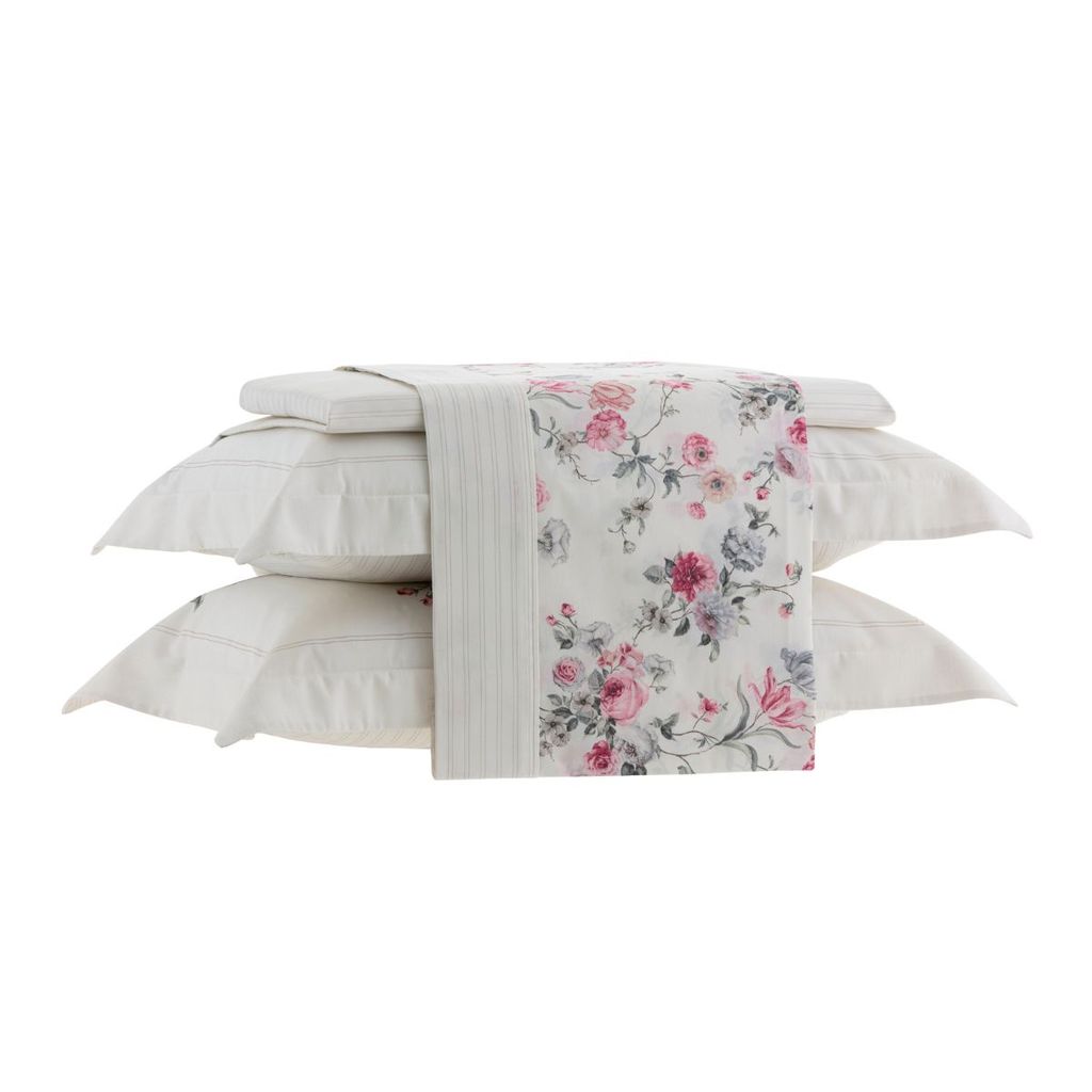 Jogo De Cama 300 Fios Satinée Kacyumara Aminy em Oferta na Shopee