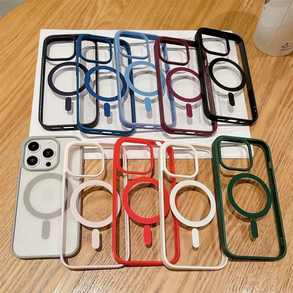 Capa Capinha Para iPhone 11 12 13 14 15 16 Silicone Premium Com MagSafe