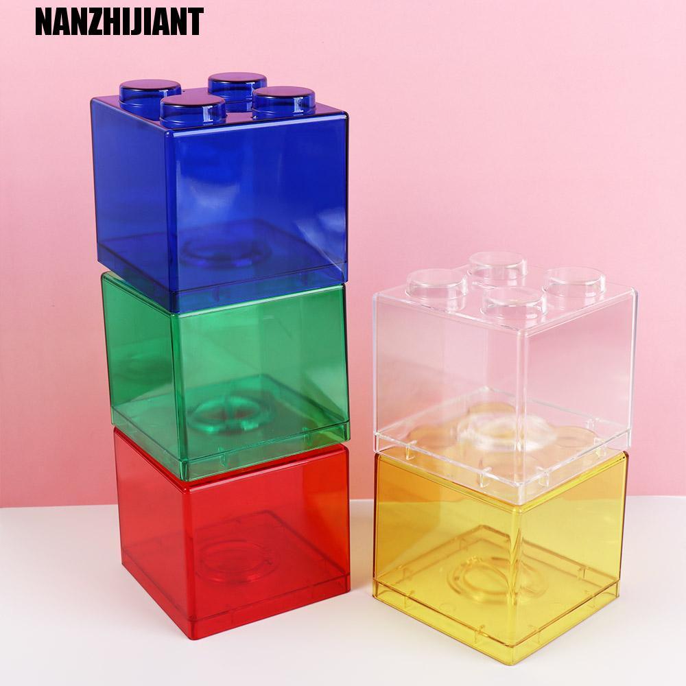 NANZHIJIANT Bloco De Construção Caixa De Moedas Crianças Cofrinho Colorido Decoração De Casa Brinquedo Menino Meninas Ba