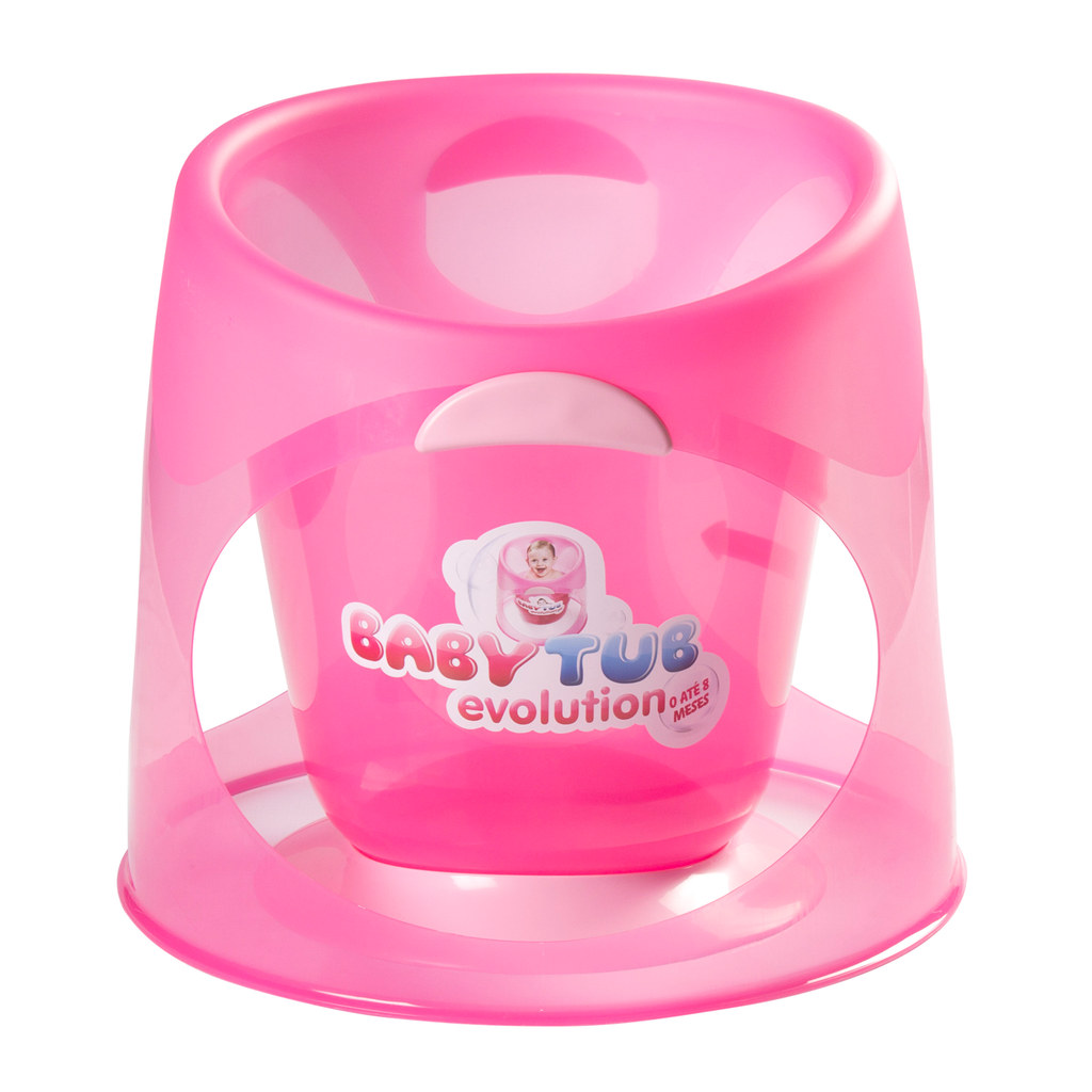 Banheira Ofuro Bebê Evolution Babytub Rosa