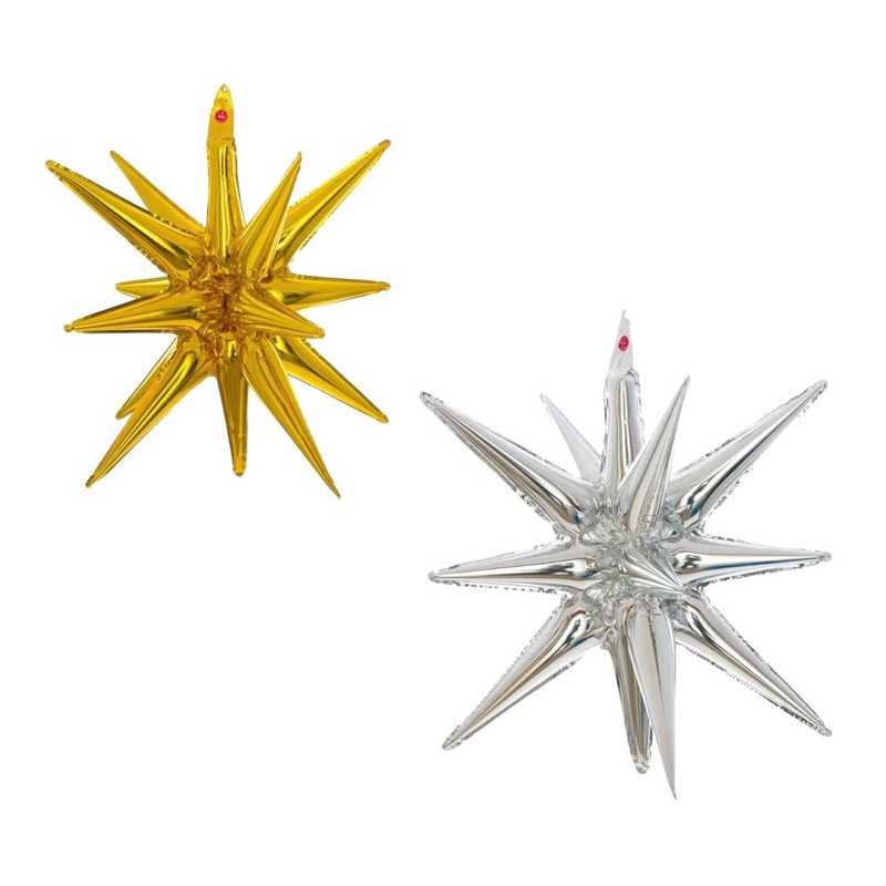 kit C/5 Balões Metalizado Estrela Sputnik 50Cm Decoração Festa Natal  Ano Novo em Oferta na Shopee