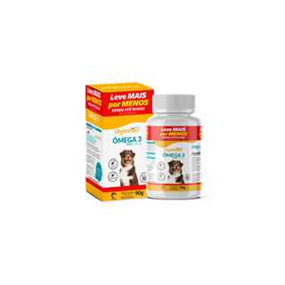 Omega 3 Dog 1000mg 90 Cápsulas Organnact 90g em Oferta na Shopee