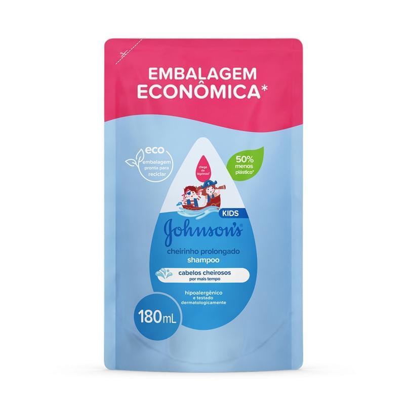 Refil Shampoo Johnson's Baby Cheirinho Prolongado 180ml em Oferta na Shopee