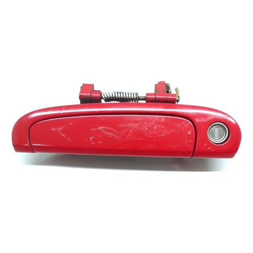 Maçaneta Externa Dianteira Esquerda Kia Picanto 2010  - Vermelho - Dianteira