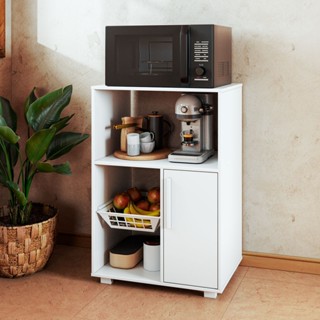 Armário de Cozinha 1 Porta Fruteira Branco Fosco - Pnr Móveis em Oferta na Shopee