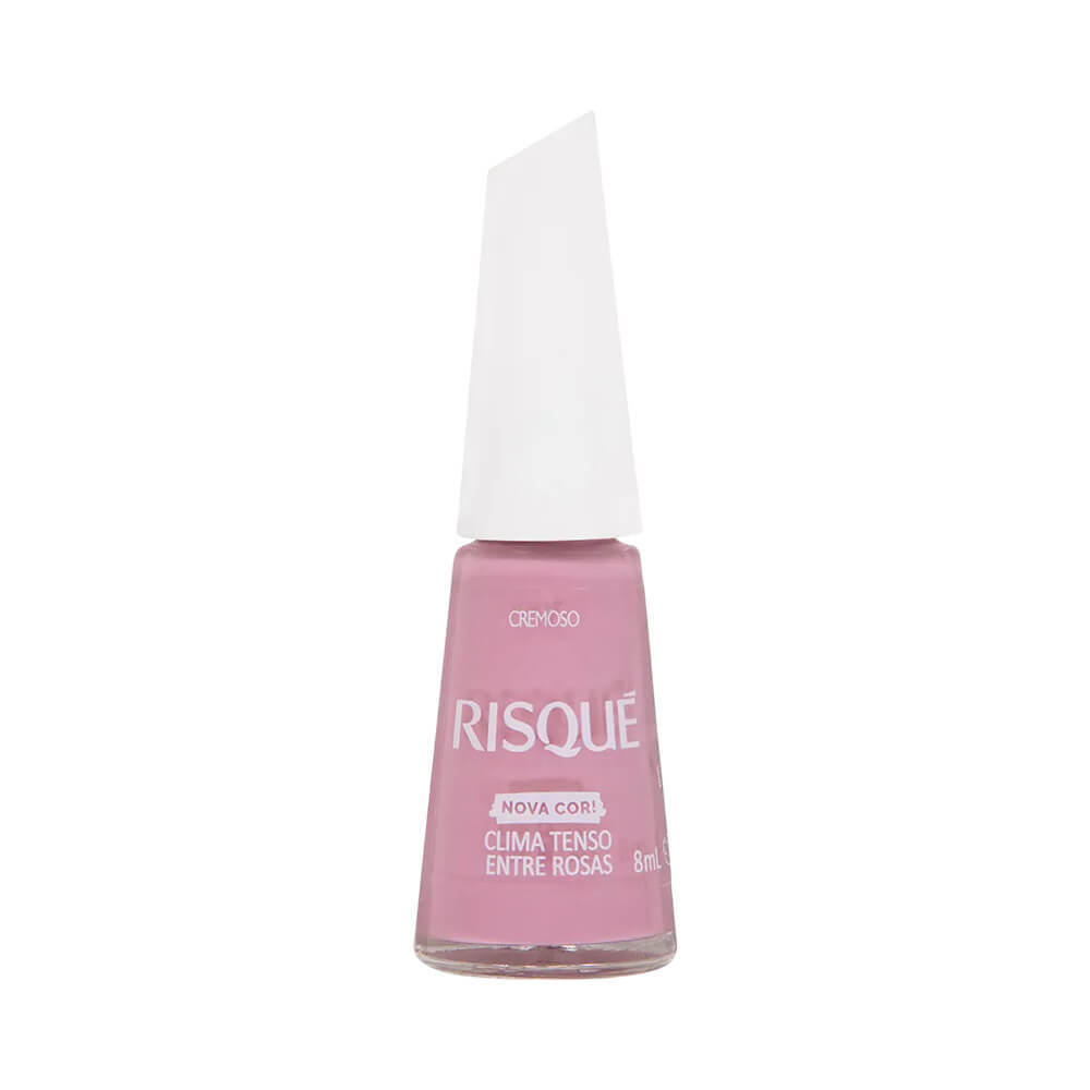 Esmalte Risqué Nova Cor Clima Tenso Entre Rosas em Oferta na Shopee