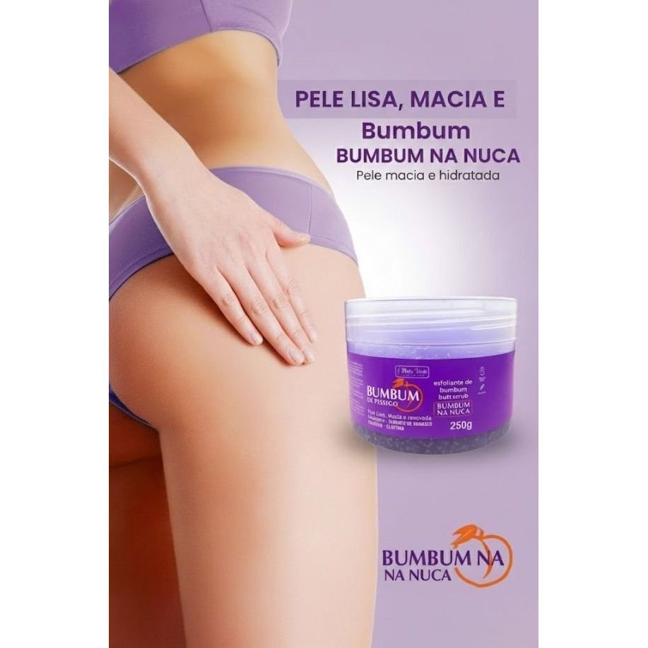 Esfoliante Bumbum de Pêssego Matto Verde 250g