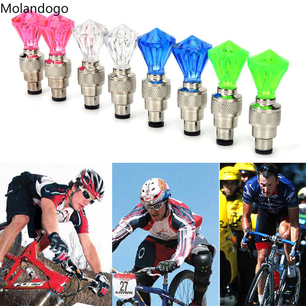 ML Neon Luzes De Raio De Bicicleta , Roda Lâmpada Piscante Para Mountain Bike , Motocicleta , LED , Tampas De Válvula De