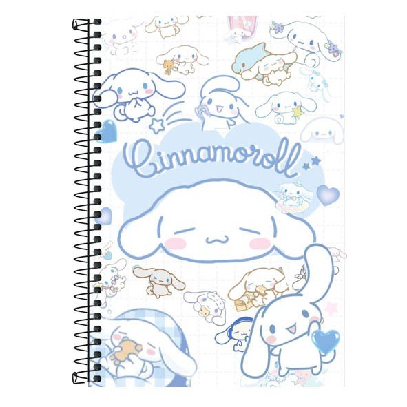Caderno Personalizado CINNAMOROLL SANRIO (hello kitty, kuromi, my melody) - 1 matéria, 10 matérias  20 matérias em Oferta na Shopee