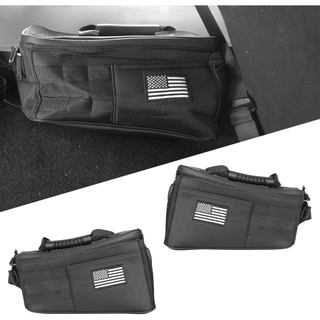 Bolsa de armazenamento lateral para a passagem da roda do Wrangler, bolsa organizadora para o porta-malas traseiro com a