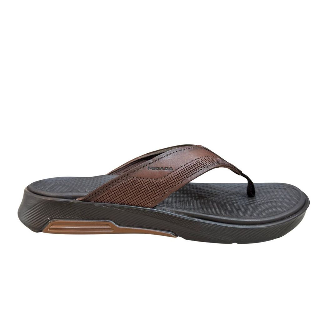 Chinelo Pegada 134701 Couro Solado Eva Conforto Absoluto