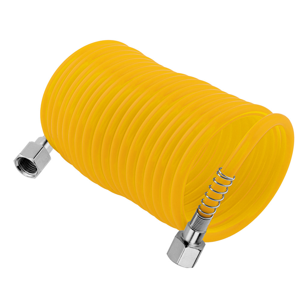 MANGUEIRA DE AR ESPIRAL, ENCAIXE 1/4NPT, 5M, 1PC // DENZEL em Oferta na Shopee