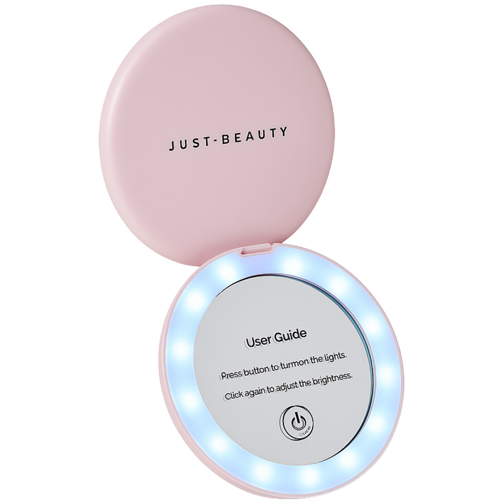 Espelho Maquiagem Com Touch E Borda Luz De Led Mesa Portátil em Oferta na Shopee