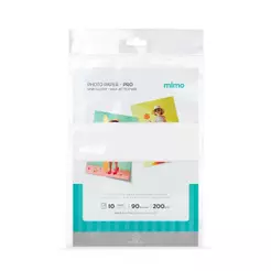 Papel Fotográfico Profissional Ultra - Textura Jato de cera Mimo - 200 gr - A4 - 10 und