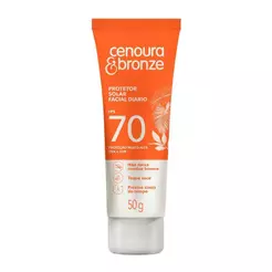 Protetor Solar Facial Cenoura & Bronze FPS70 50g