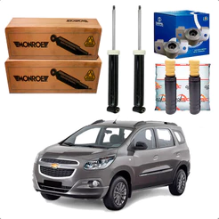 Kit Amortecedor Traseiro Batente Coxim Spin 1.8 2012 A 2016