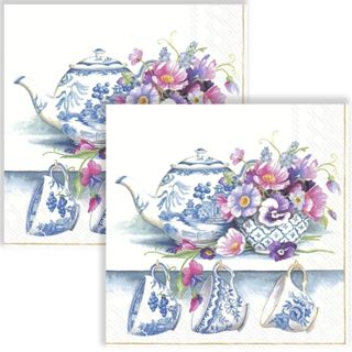 Guardanapo para Decoupage IHR 33x33 cm com 2 Uni Flor de Porcelana Fina em Oferta na Shopee