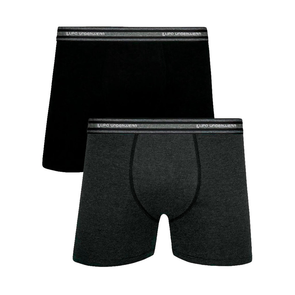 Kit com 2 Cuecas Boxer Lupo 523-088 em Oferta na Shopee